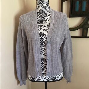 Wonder Nation Gray Cardigan Sweater Classic Fit